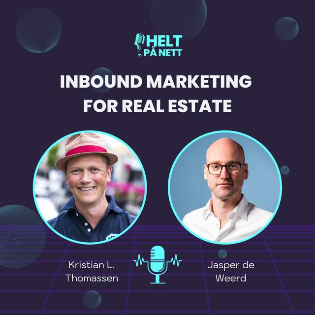 Inbound marketing for real estate - With Jasper de Weerd - podcast episode cover