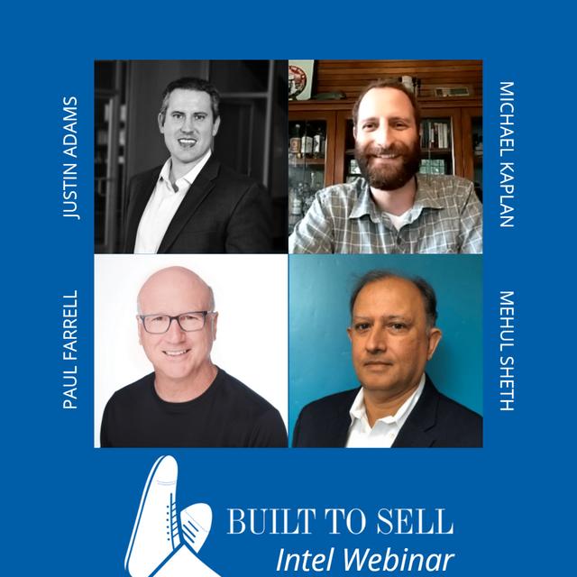 Ep 309 Built to Sell Intel - The Biggest Mistake Co-Founders Make, and 3 Other Lessons - podcast episode cover