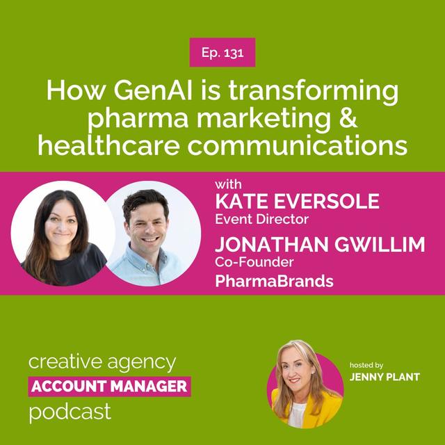 How GenAI is transforming pharma marketing & healthcare communications - podcast episode cover