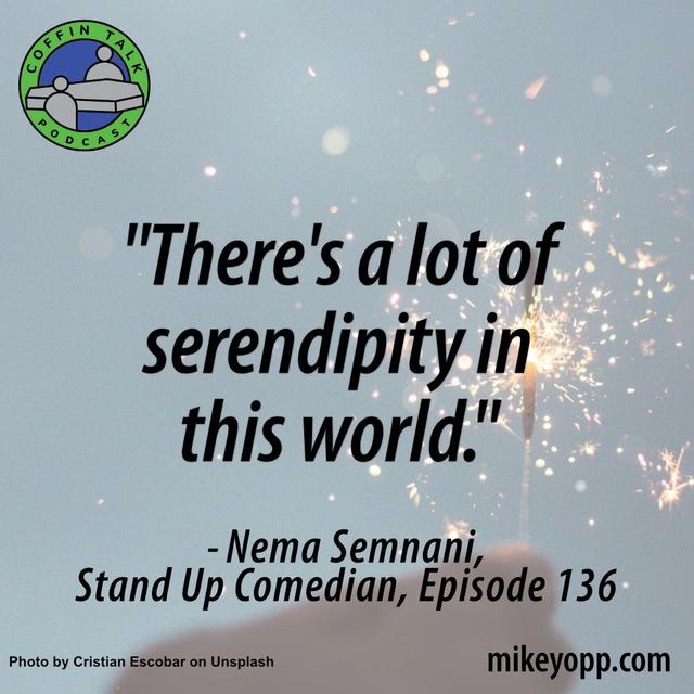 #136 - A Comedian - Nema Semnani - "Comedy Therapy" - podcast episode cover