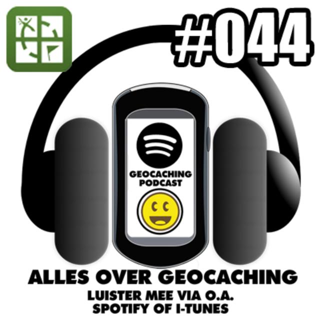 Geocaching Podcast #044 - Treasures, Geochallenge, Multi Geocaches en nog veel meer - podcast episode cover
