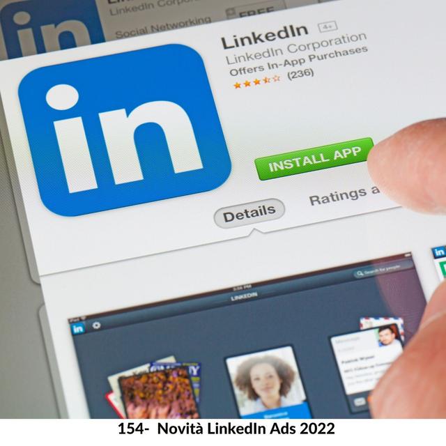 154- Novità LinkedIn Ads 2022 - podcast episode cover