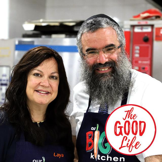 97. Laya and Dovid Slavin on cooking to build community - podcast episode cover