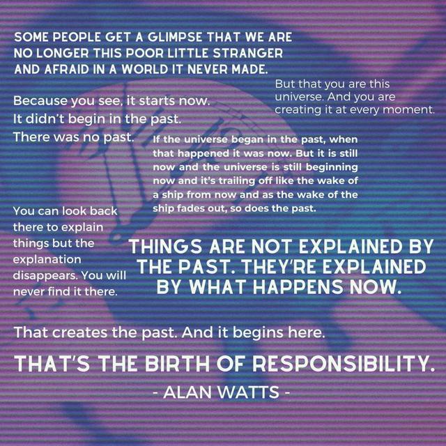 Personal Responsibility, Now, Ritual and Alan Watts: Something to Think About - podcast episode cover