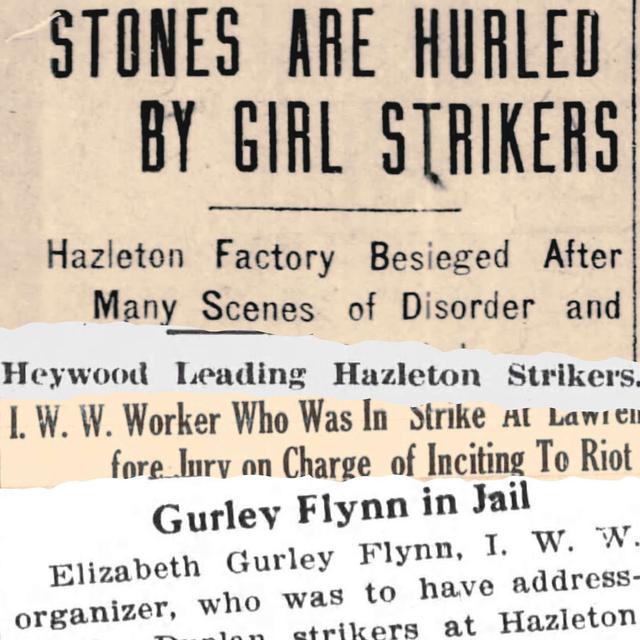 1913 Hazleton Silk Strike - podcast episode cover