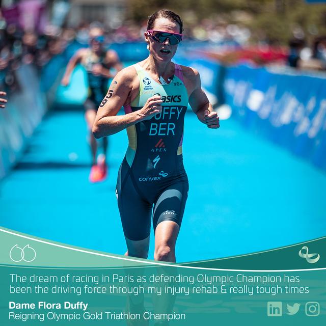Triathlete Dame Flora on Defending her Olympic Gold in Paris - podcast episode cover