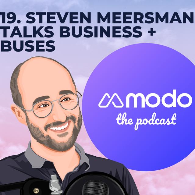 19 - Business, buses and giving batteries a second life with Steven Meersman (Director and Co-Founder @ Zenobē) - podcast episode cover