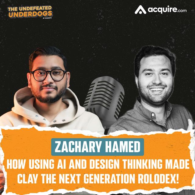Zachary Hamed - How using AI and design thinking made Clay the next generation rolodex! - podcast episode cover