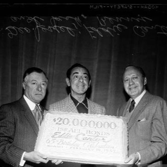 Jack Benny Podcast 1954-02-28 (875) Guest George Jessel from New York, PHAF 1954-02-26, Jack Benny 1944-02-27 (505) Guest Eddie Cantor from the Hollywood Canteen - podcast episode cover