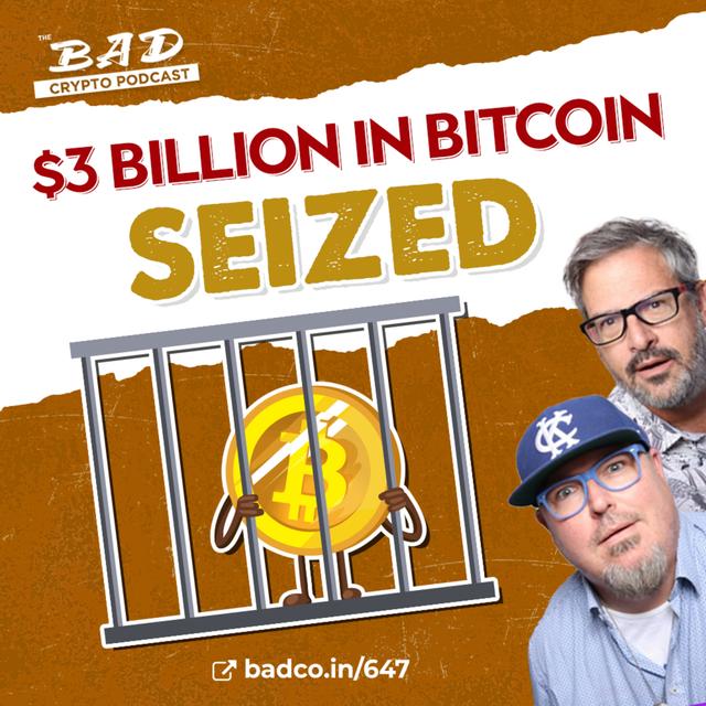 $3 Billion in Bitcoin Seized - Bad News for Nov 9 2022 - podcast episode cover