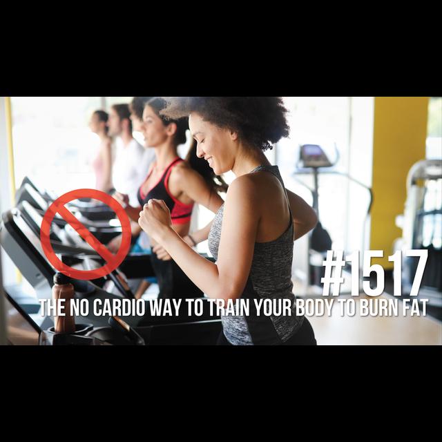 1517: The No Cardio Way to Train Your Body to Burn Fat - podcast episode cover
