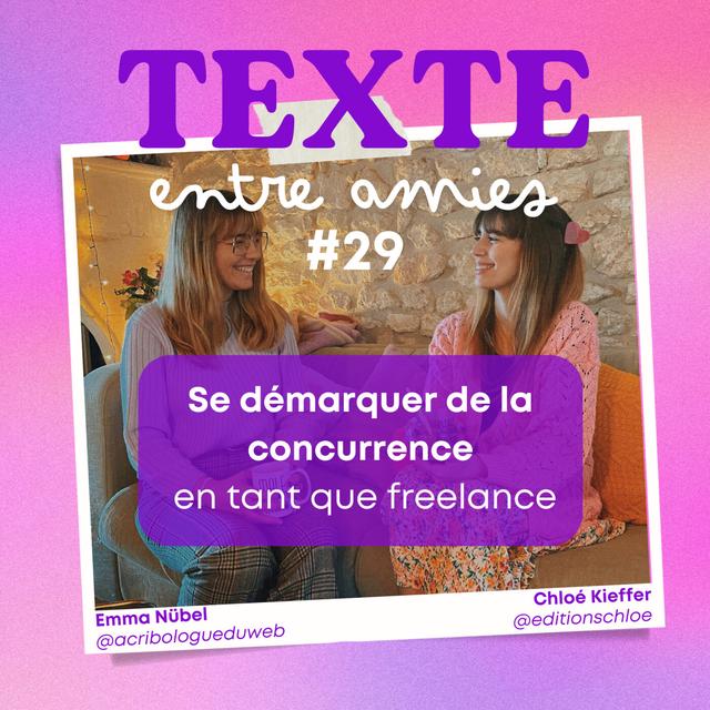 #29 - Se démarquer de la concurrence en tant que freelance - podcast episode cover