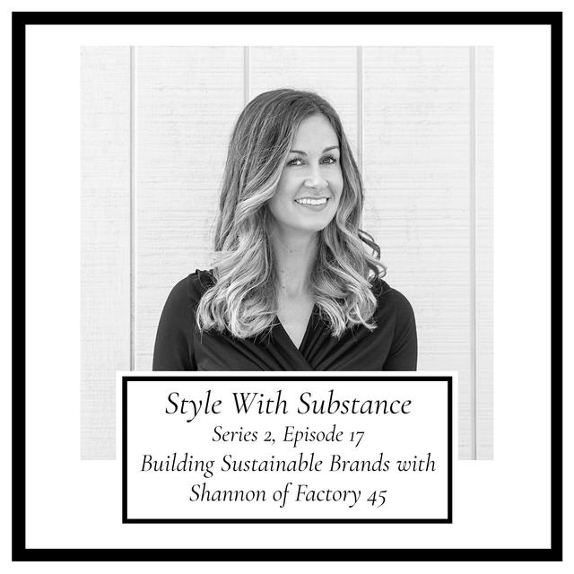 Building Sustainable Brands With Factory 45 - podcast episode cover