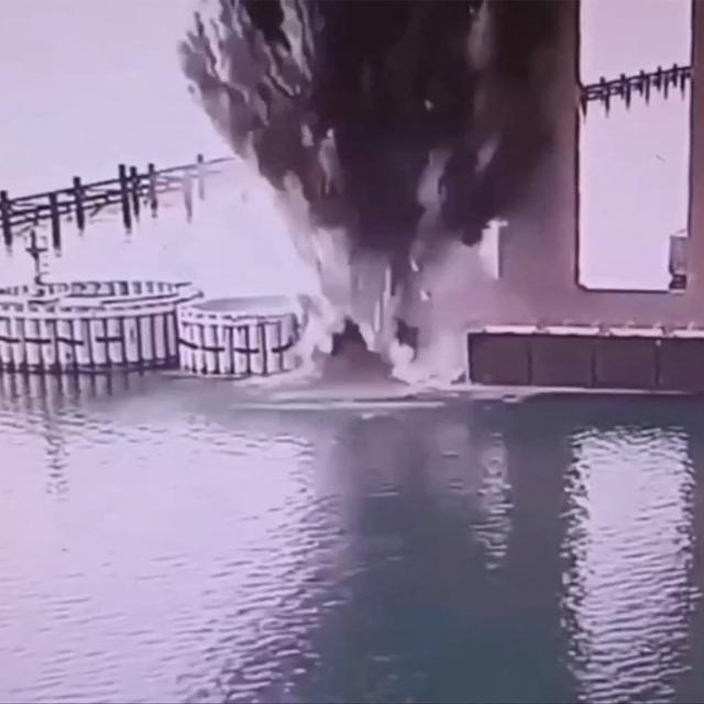 Explosion rocks Kerch Bridge - Putin’s ‘lifeline’ to Crimea - as Ukraine steps up attacks - podcast episode cover