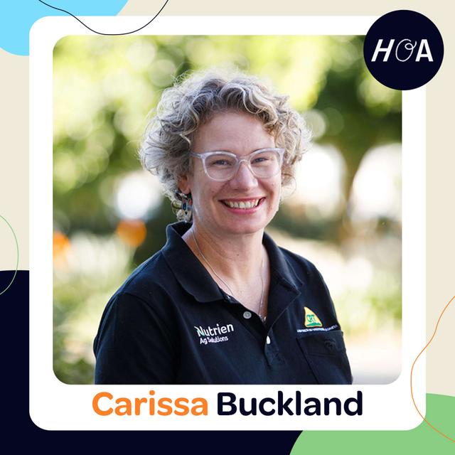 "Schools key to tapping into ag talent pool early" with Carissa Buckland from Nutrien Ag Solutions - podcast episode cover