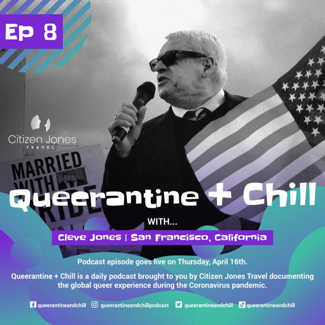 legendary activist Cleve Jones in San Francisco - podcast episode cover
