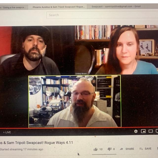 #350: Reptilians, Big Foot, Black Nobility IDF Reading w/ Phoenix Aurelius & Lindsey Scharmyn - podcast episode cover