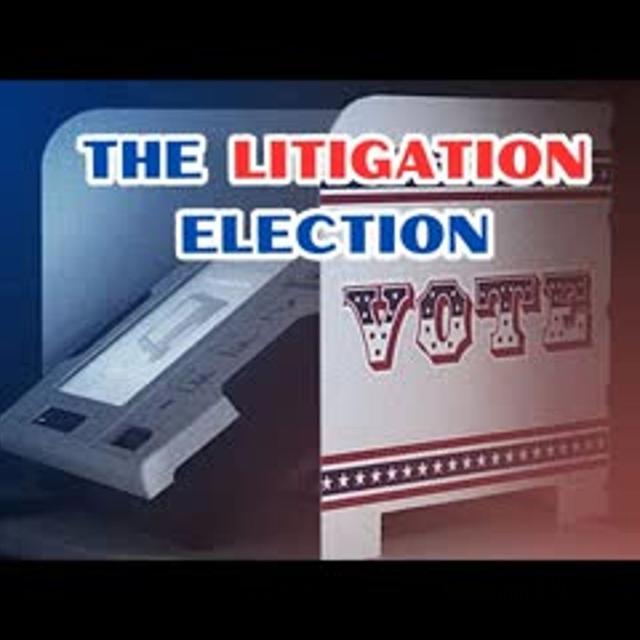 Cocktails and News The Litigation Election Are you inspired or scared - podcast episode cover