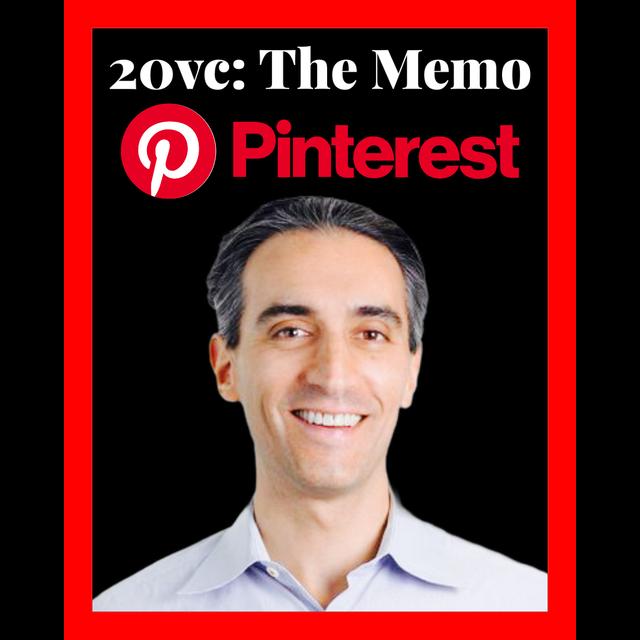 20VC: The Pinterest Memo: Bessemer's Jeremy Levine on The Secret To Success within User Generated Content Plays, Where Most Investors Make Mistakes When Analysing Consumer Social and How The Pinterest Deal Wouldn't Have Happened without a Diverse Partners - podcast episode cover