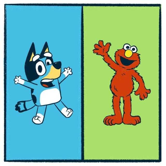 Bluey vs. Elmo: a lovable debate - podcast episode cover