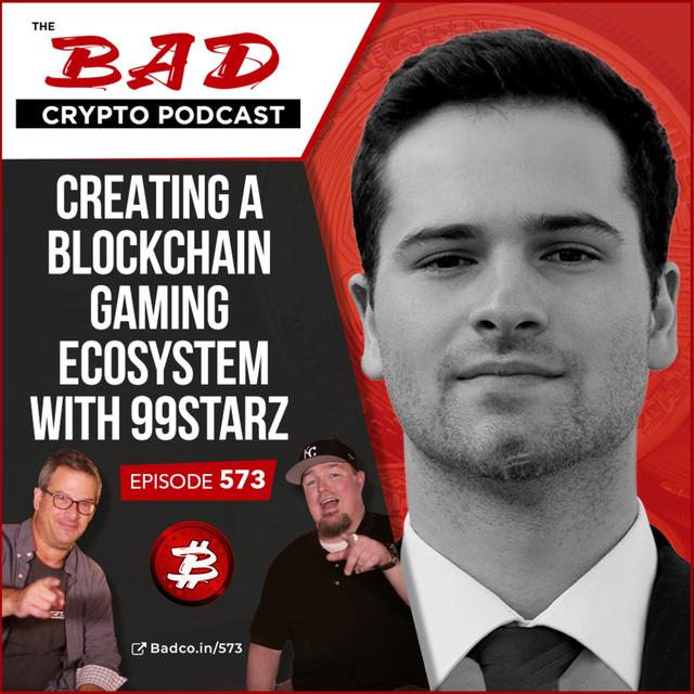 Creating a Blockchain Gaming Ecosystem with 99Starz - podcast episode cover
