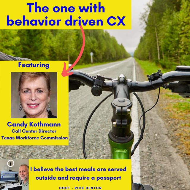 The one with behavior driven CX - Candy Kothmann Call Center Director at Texas Workforce Commission E207 - podcast episode cover