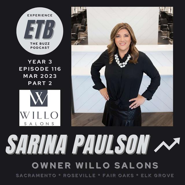 SARINA PAULSON | Owner Willo Salons (Part 2) - podcast episode cover