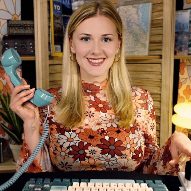 Retro Hotel Check-in ASMR ☎️🛎️ - podcast episode cover