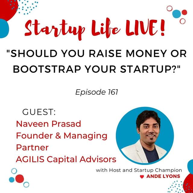 161 Should You Raise Money or Bootstrap Your Startup - podcast episode cover