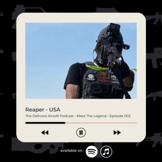 Behind the Mask: The Enigmatic Airsoft Player Reaper Unveiled - podcast episode cover