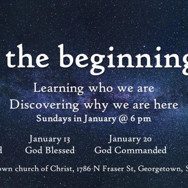 In the beginning:  God Created - podcast episode cover