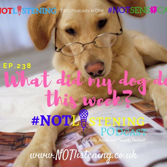 Ep.238 -  What did my dog do this week | #NOTlistening - podcast episode cover