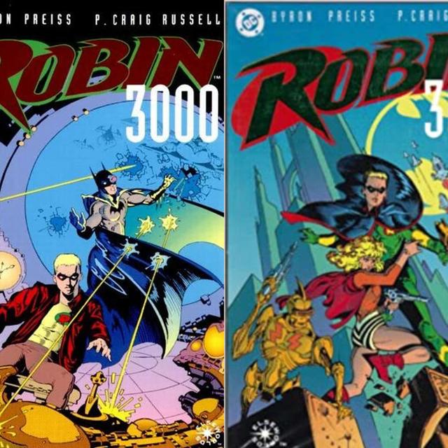 What if Robin fought aliens in the year 3000 (and was blonde)? With Special Guests Jessika & Mike from Ten Cent Takes (DC Elseworlds: Robin 3000 #1-2) - podcast episode cover