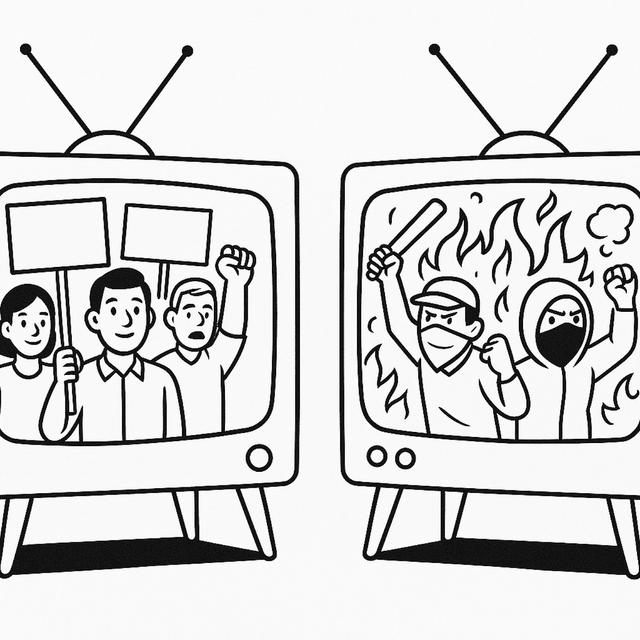 Riots or Rights? How Media Shapes Your View of Protests - podcast episode cover
