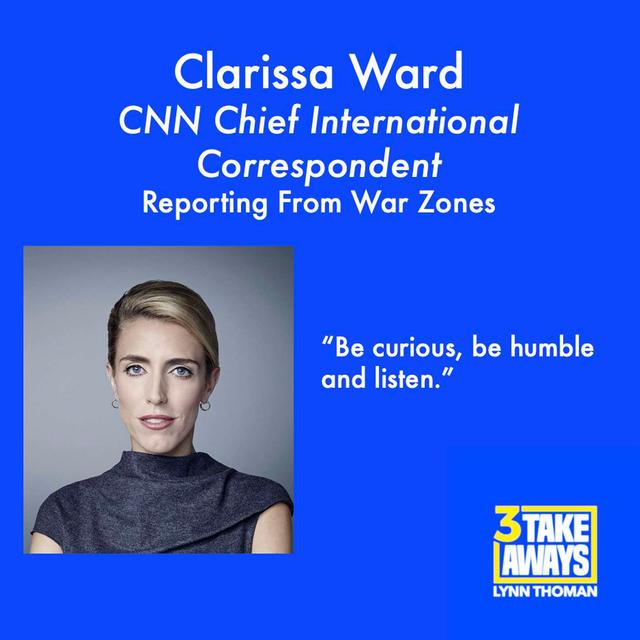Reporting from War Zones with CNN Chief International Correspondent Clarissa Ward: How What's Reported Differs From the Situation On the Ground (#86) - podcast episode cover