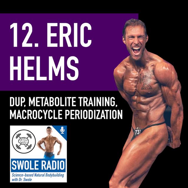 12. DR. ERIC HELMS: BODYBUILDING PERIODIZATION - DUP, Length of Massing, Metabolite Training, Macrocycles - podcast episode cover