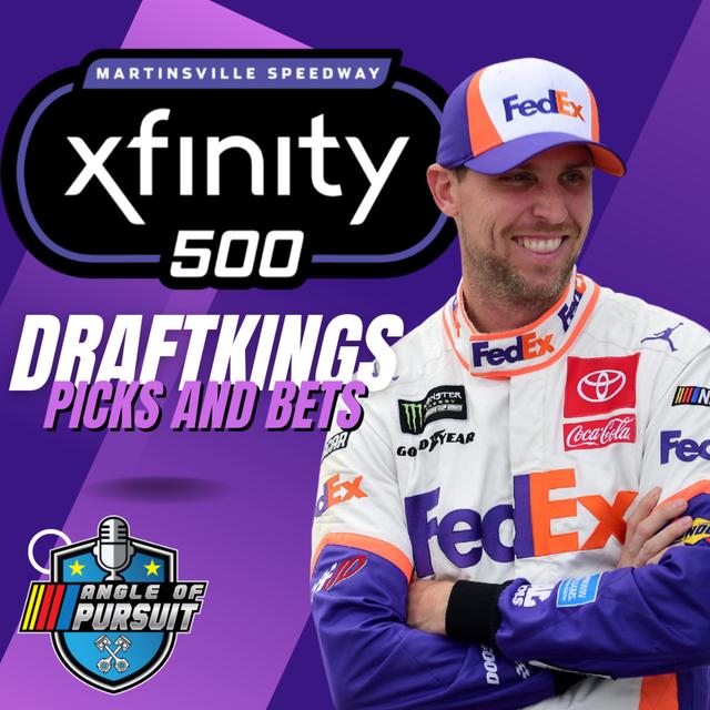 DFS Picks for the Xfinity 500: Martinsville DraftKings Predictions - podcast episode cover
