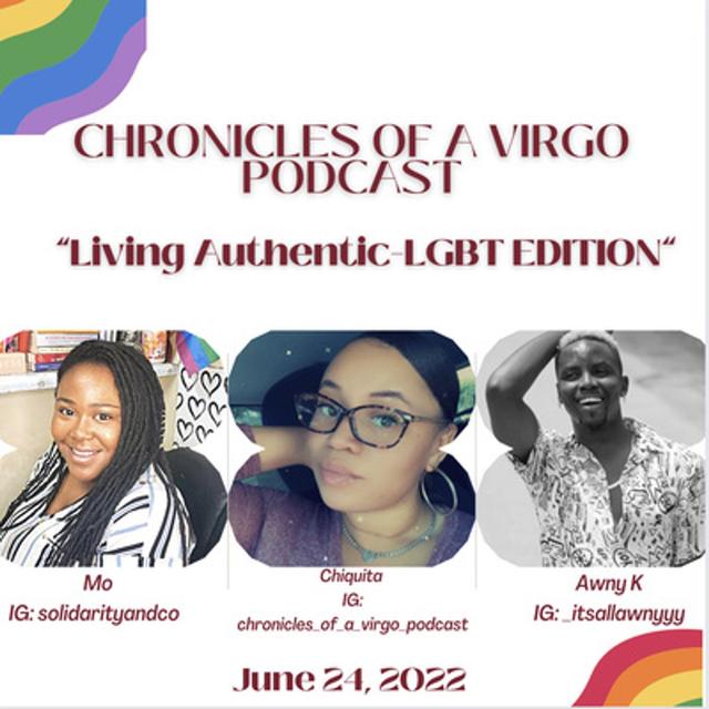 "Living Authentic~LGBT Edition ft Mo and Awny K" - podcast episode cover