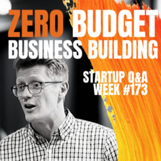 Zero Budget Business Building: Startup Q&A Week #173 - podcast episode cover