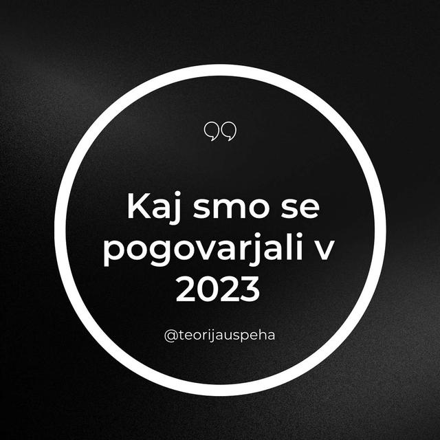 79: Kaj smo se pogovarjali v letu 2023 - podcast episode cover