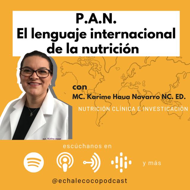 P.A.N., el lenguaje internacional de la nutrición con MC. Karime Haua Navarro - podcast episode cover