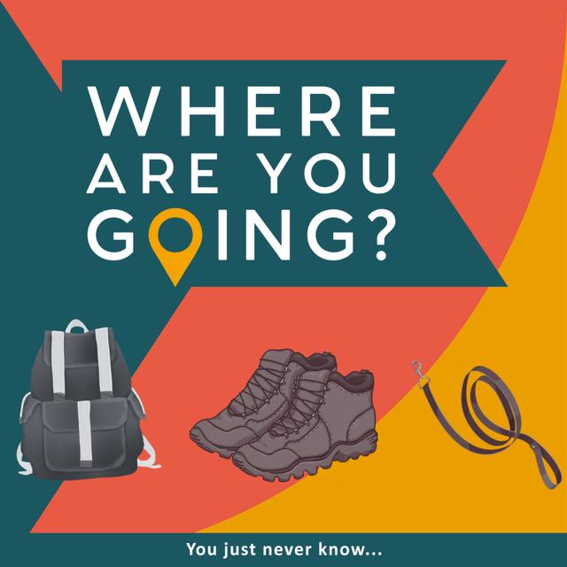 A Devon footpath, a rucksack and dog lead - podcast episode cover