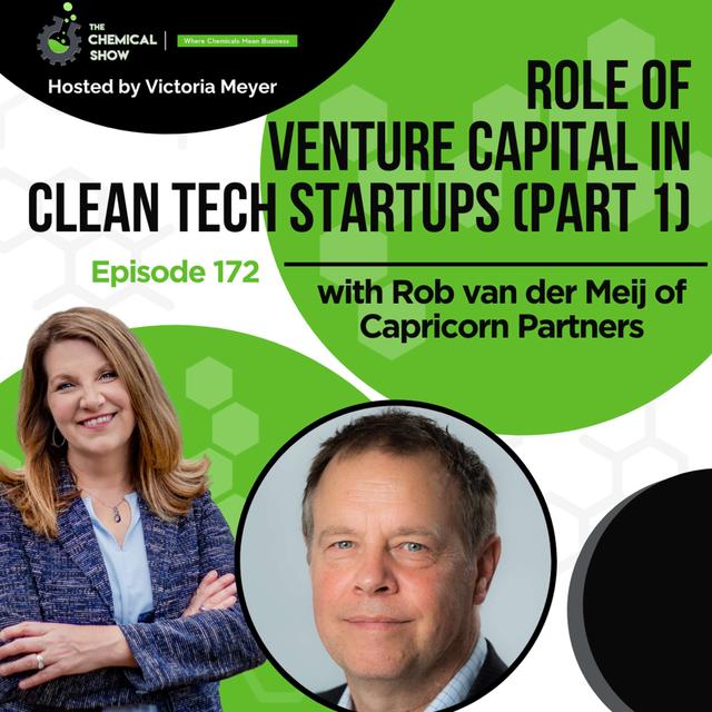 Role of Venture Capital in Clean Tech Startups with Rob van der Meij of Capricorn Partners - Ep 172 - podcast episode cover