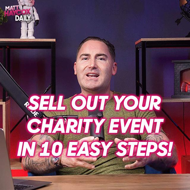 Sell out your Charity Event in 10 Steps - podcast episode cover