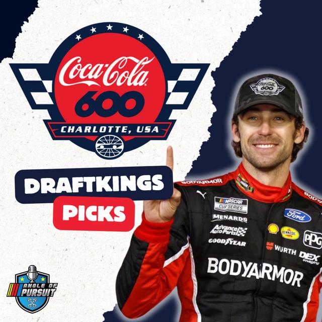 NASCAR DFS: Coca-Cola 600 at Charlotte | NASCAR DraftKings Picks - podcast episode cover
