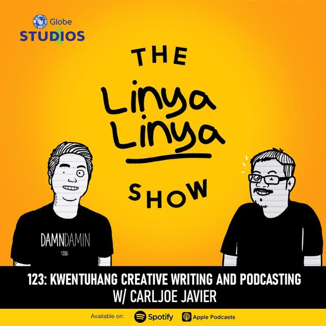 123: I KNOW, WRITE? Kwentuhang Creative Writing and Podcasting w/ Carljoe Javier - podcast episode cover