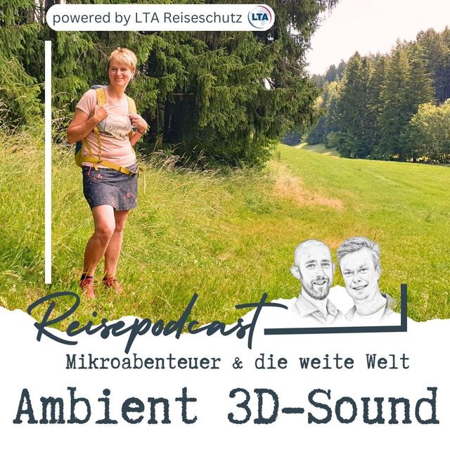 Waldbaden im Allgäu ASMR: Ambient 3D-Sound zum Einschlafen - podcast episode cover