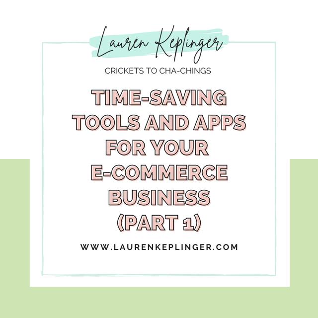 154. Time-Saving Tools and Apps for Your E-Commerce Business (Part 1) - podcast episode cover
