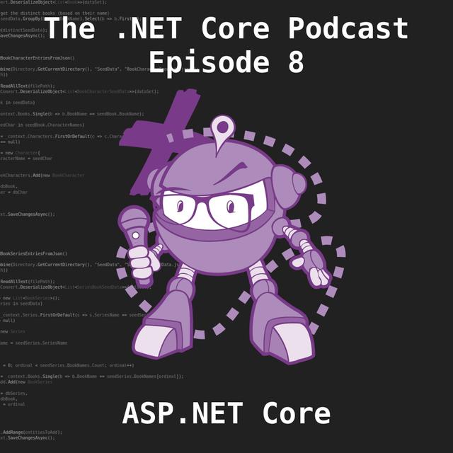 ASP.NET Core - podcast episode cover