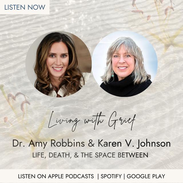 How to Live with Grief with Karen V. Johnson - podcast episode cover
